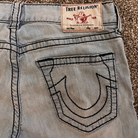 Men's True Religion Geno No Flap Big T Jeans SZ 33 - Picture 5 of 7